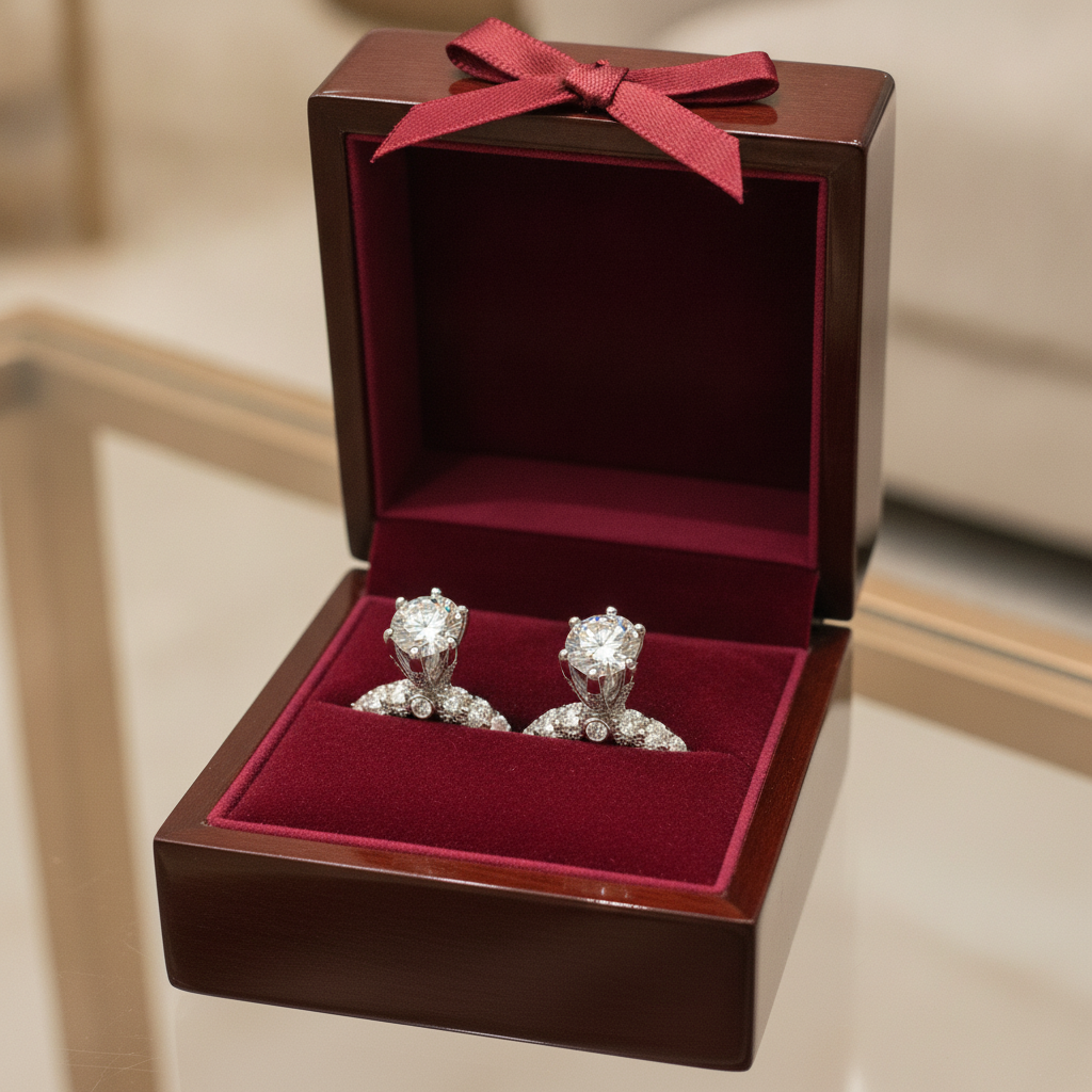 Elegant Round Diamond Ring 333025