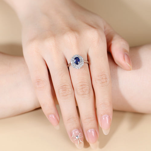 Blue Sapphire Ring 555333