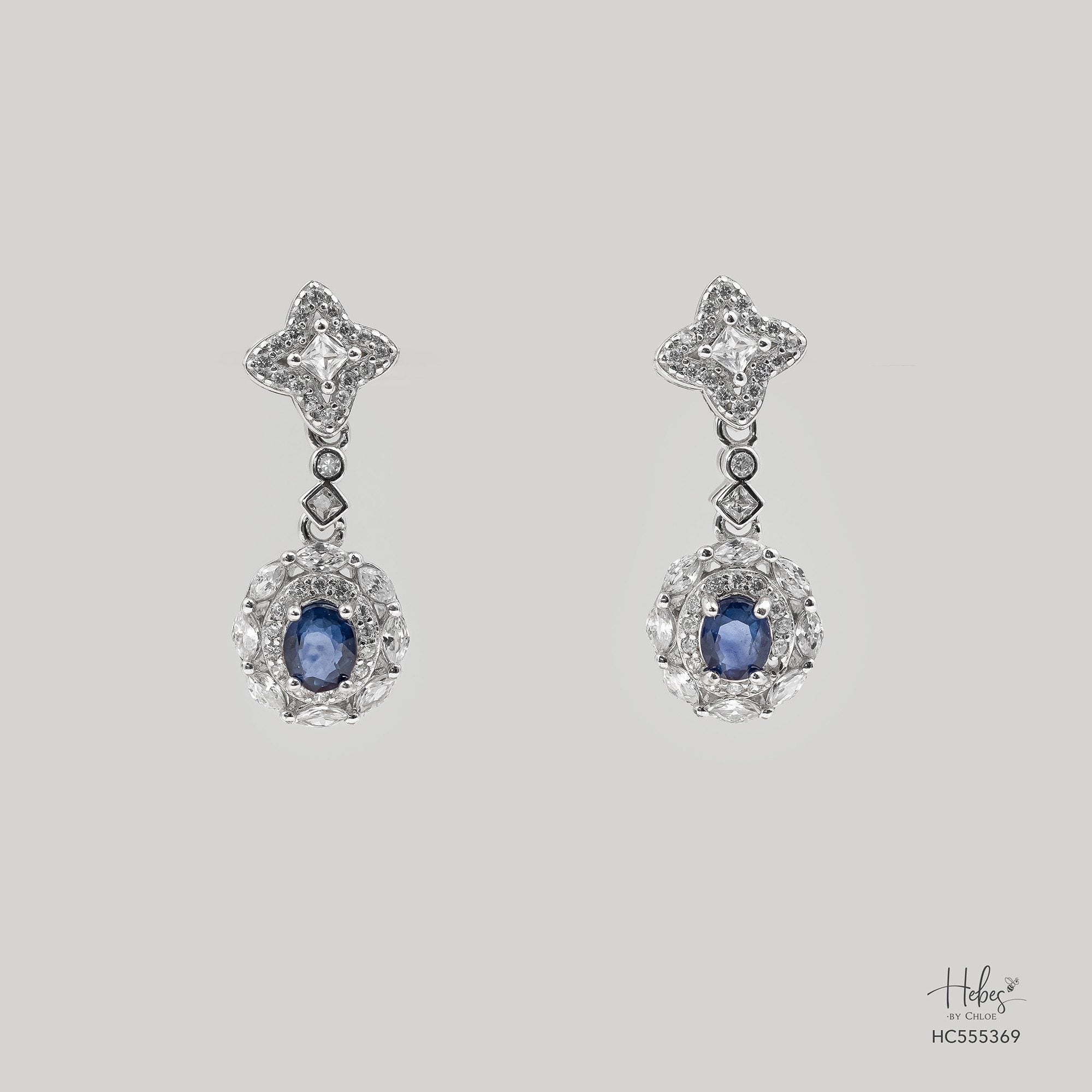Sapphire Earrings 555369