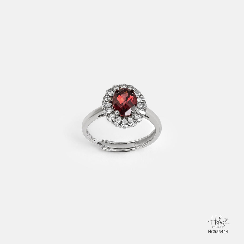 Garnet Ring 555444