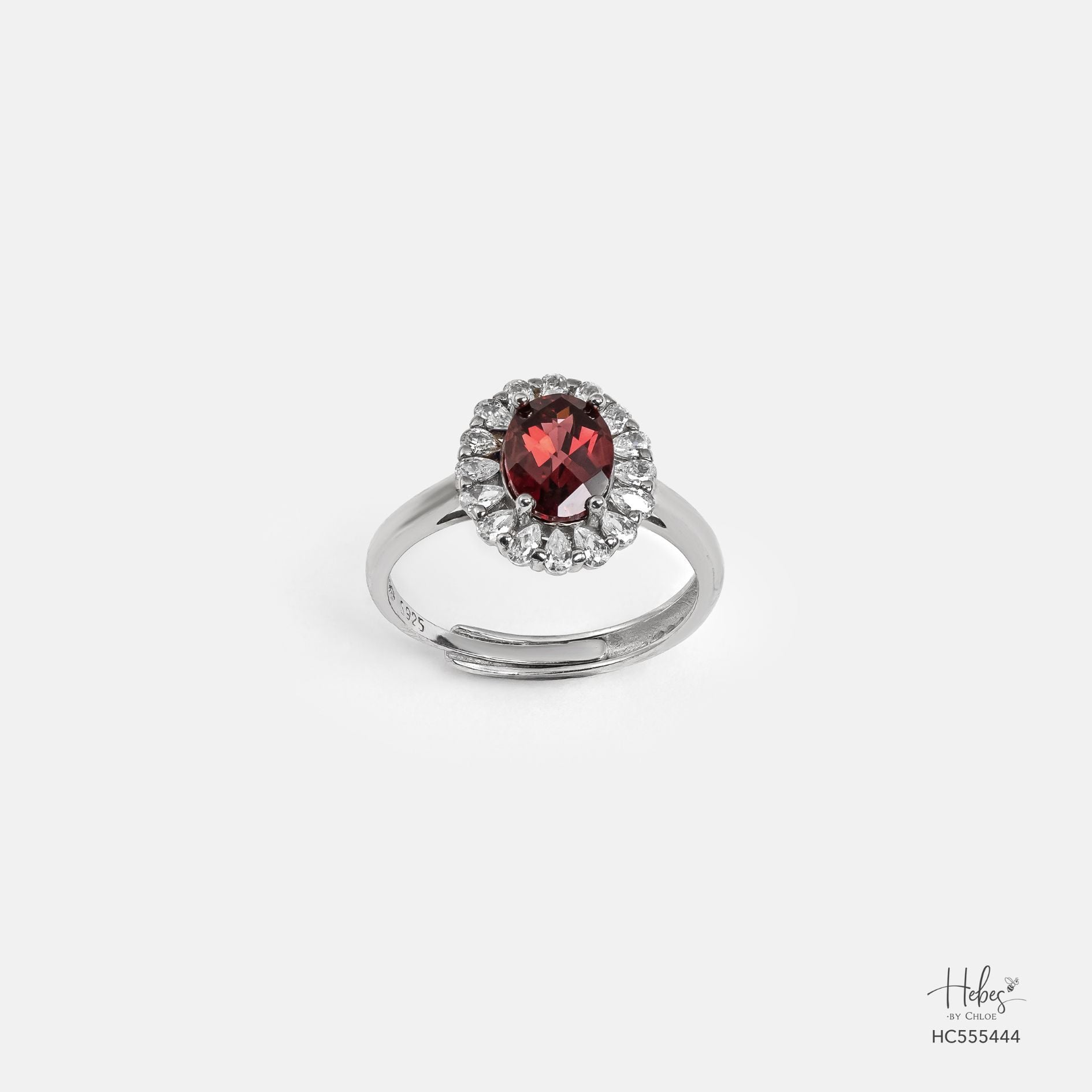 Garnet Ring 555444