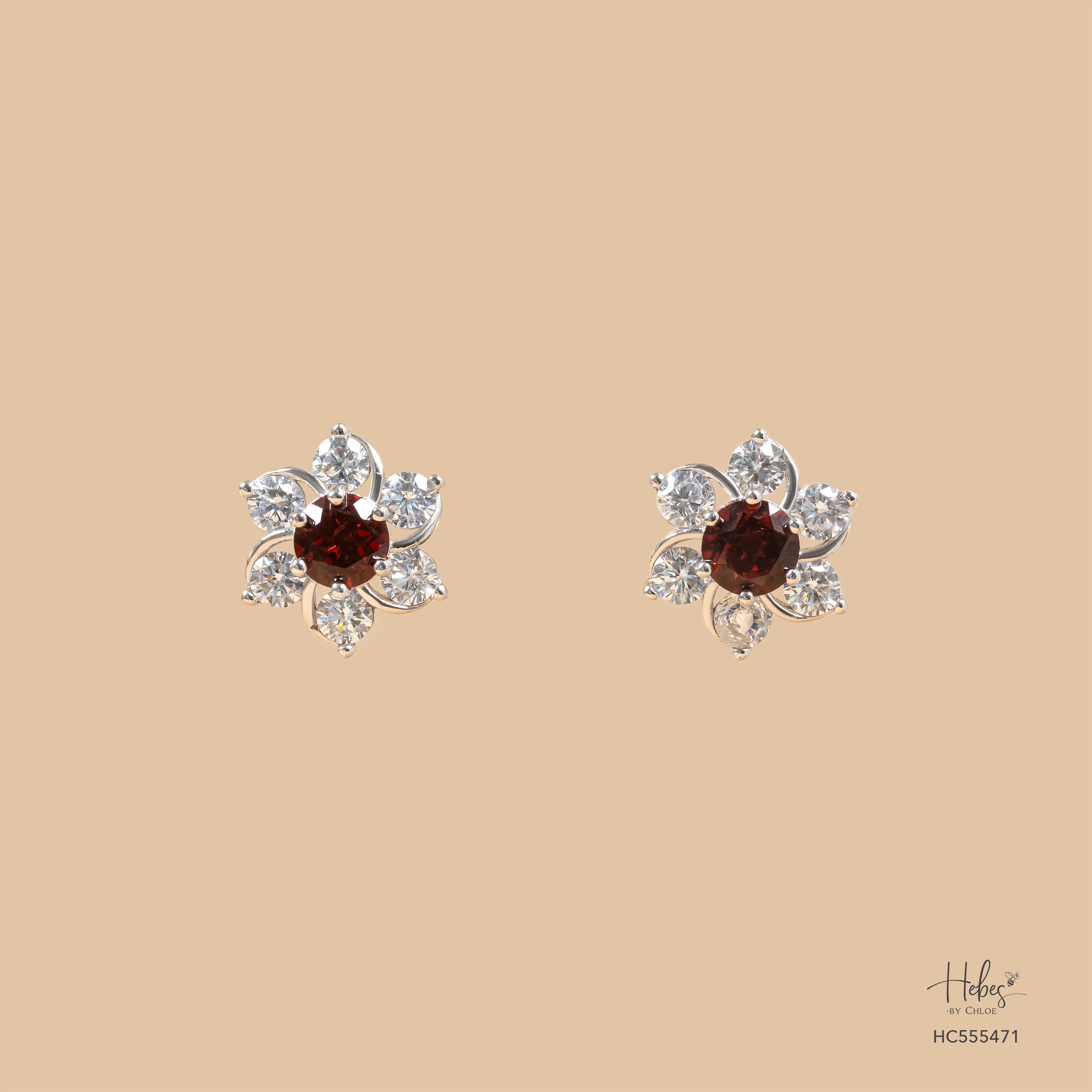 Garnet Earrings 555471