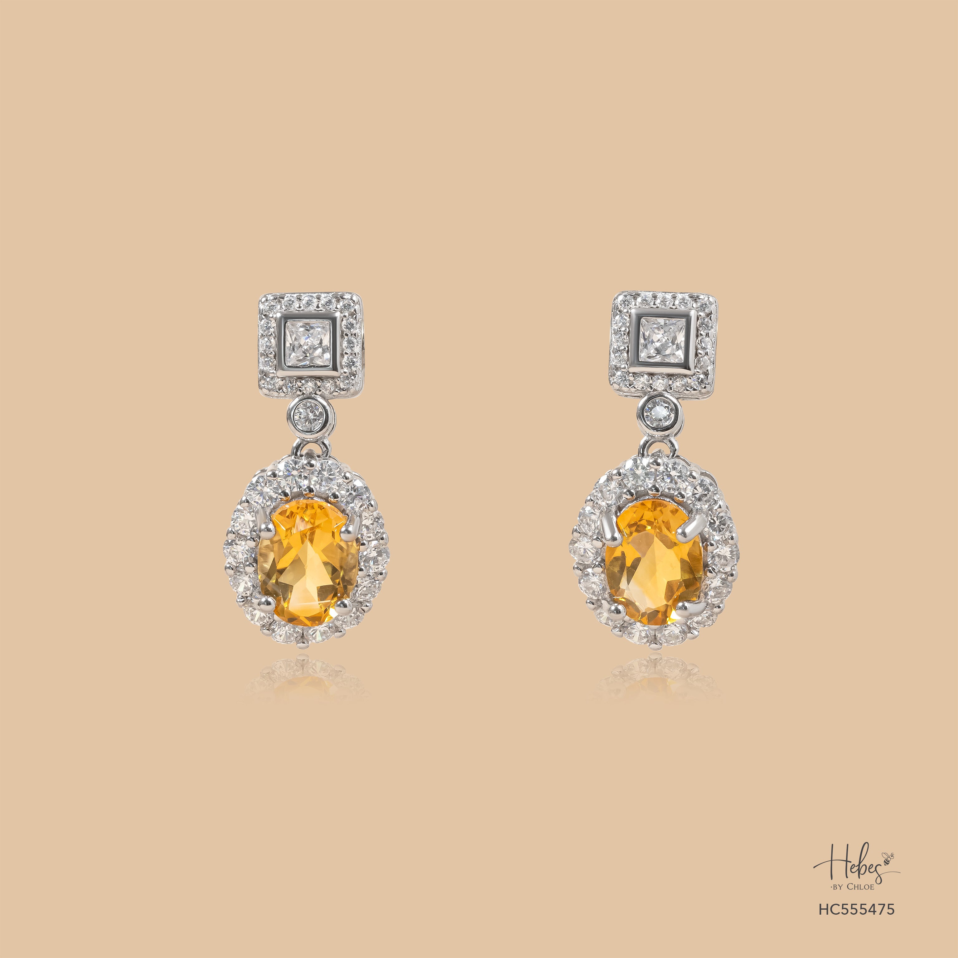 Citrine Earrings 555475
