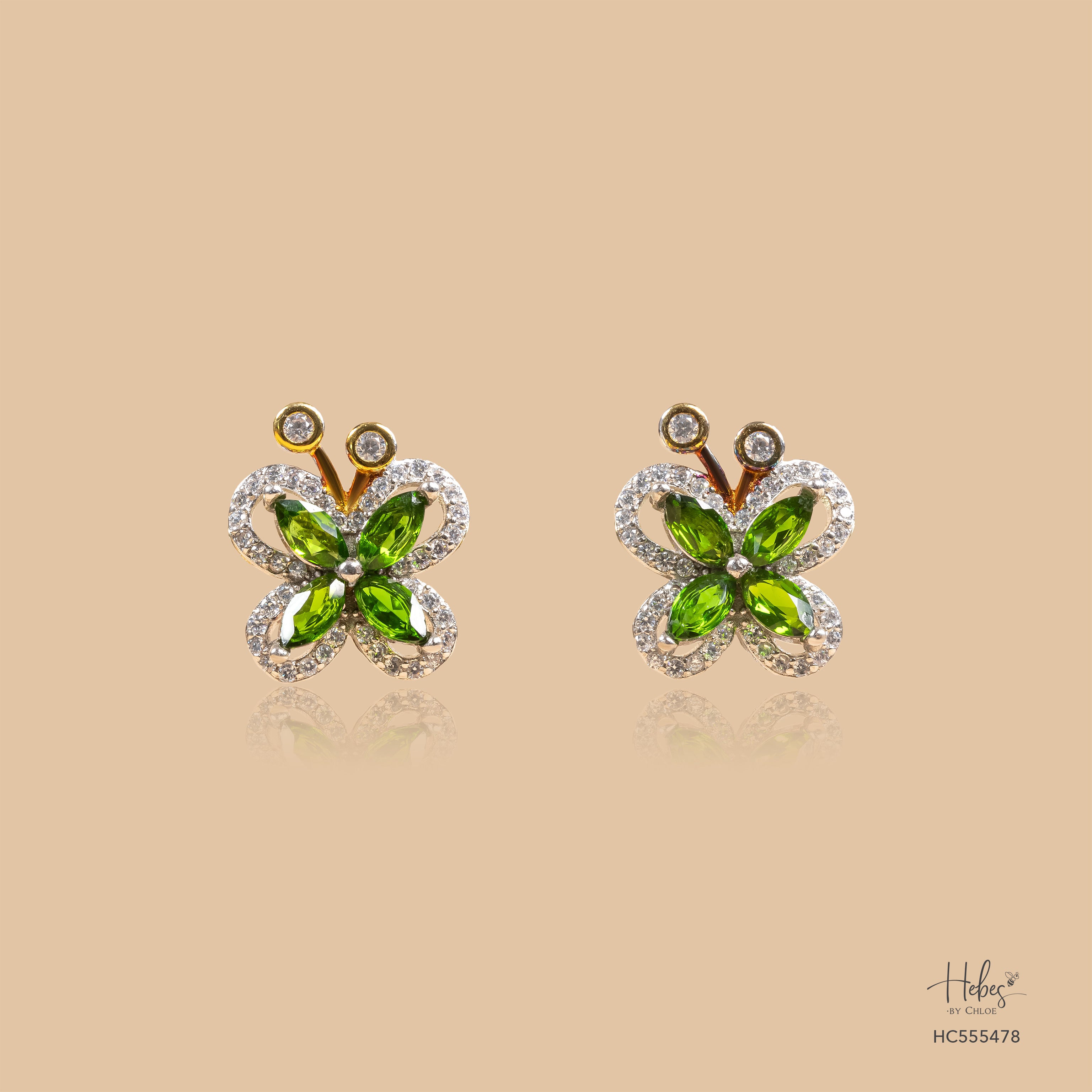 Diopside Earrings 555478