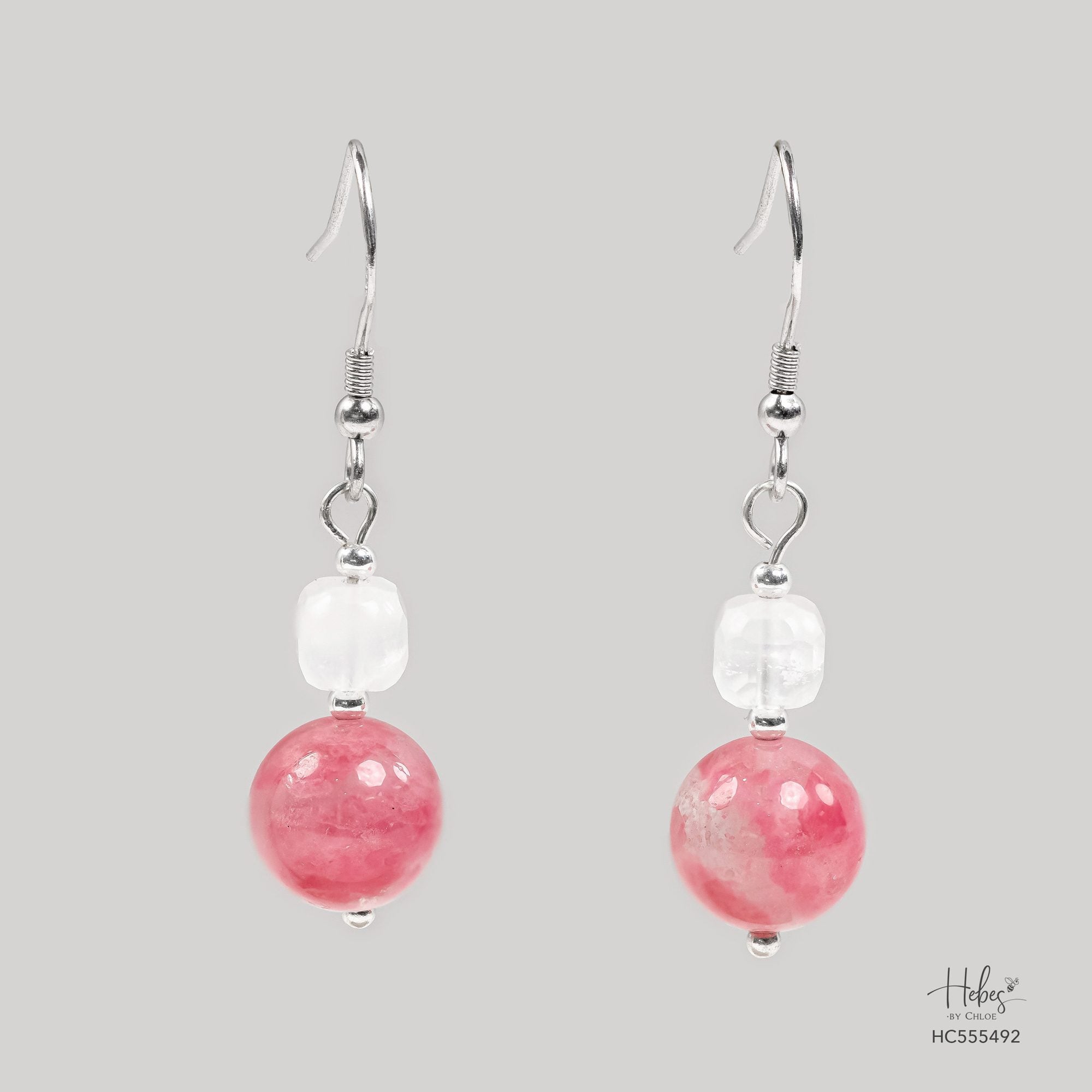 Winter Blessings Sugar Pop Rhodonite Earrings 555492