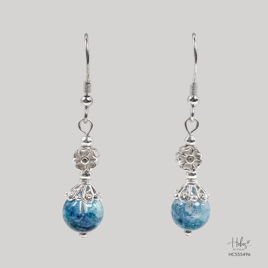 Winter Wonderland Crystal Wings Lodolite Earrings 555496