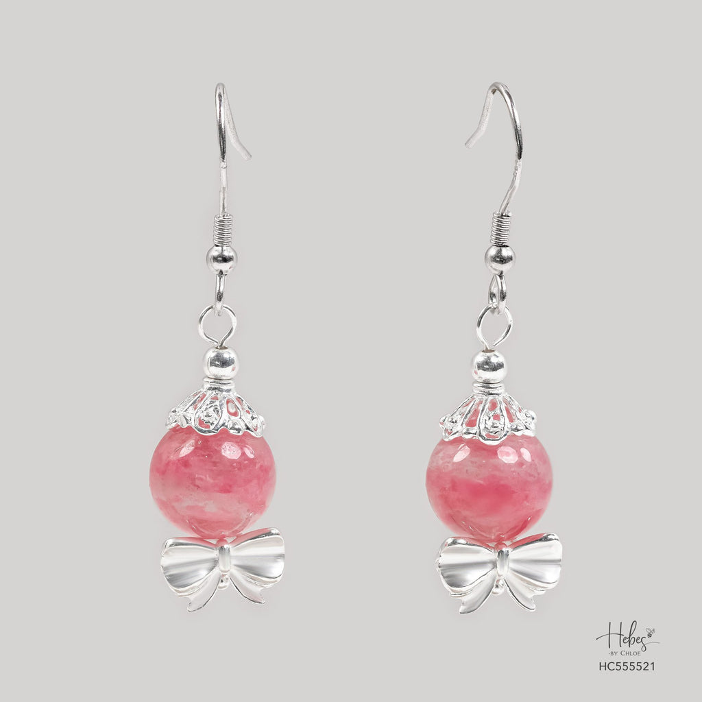 Winter Blesssings Winter Wonderland Rhodonite Earrings 555511