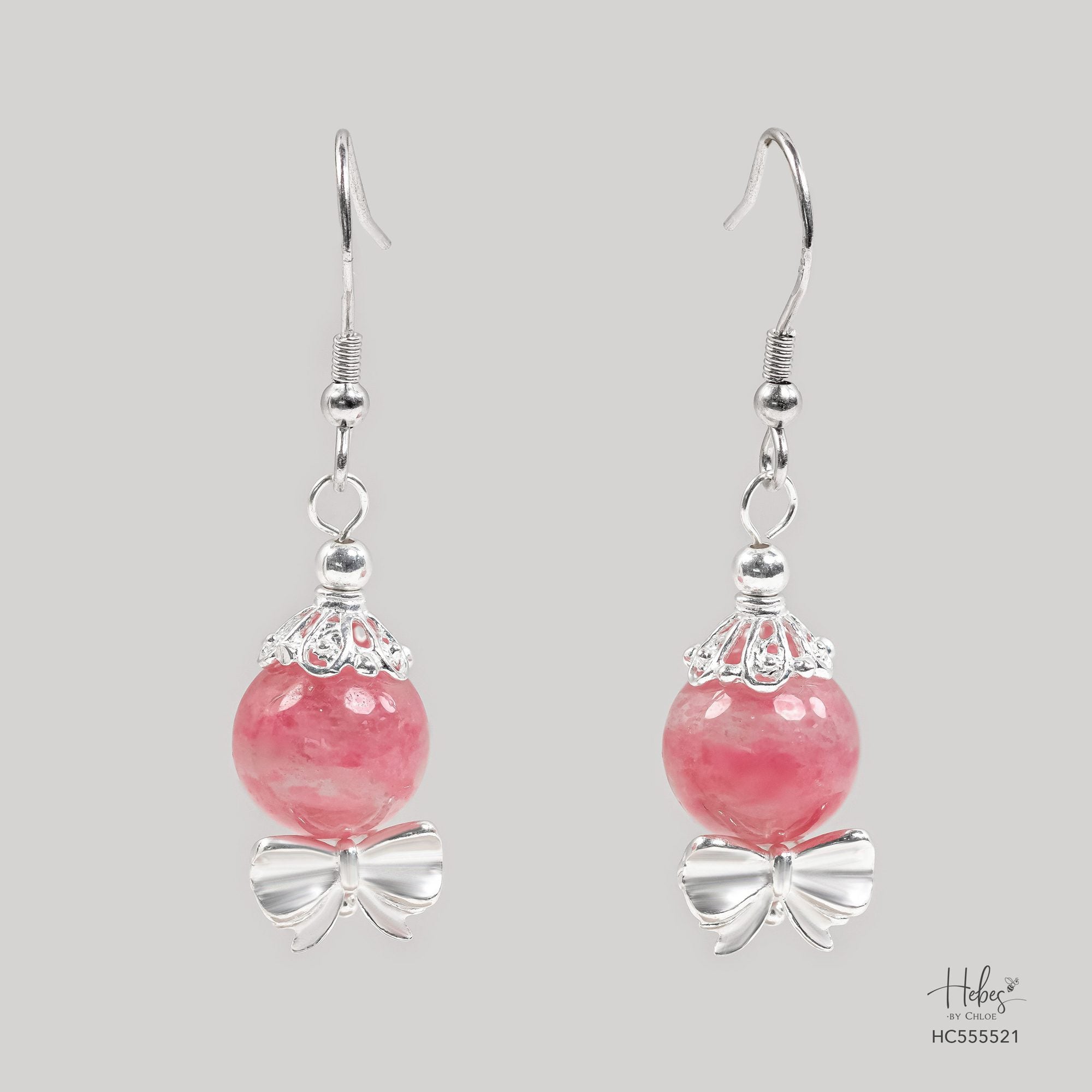 Rhodonite Earrings 555521