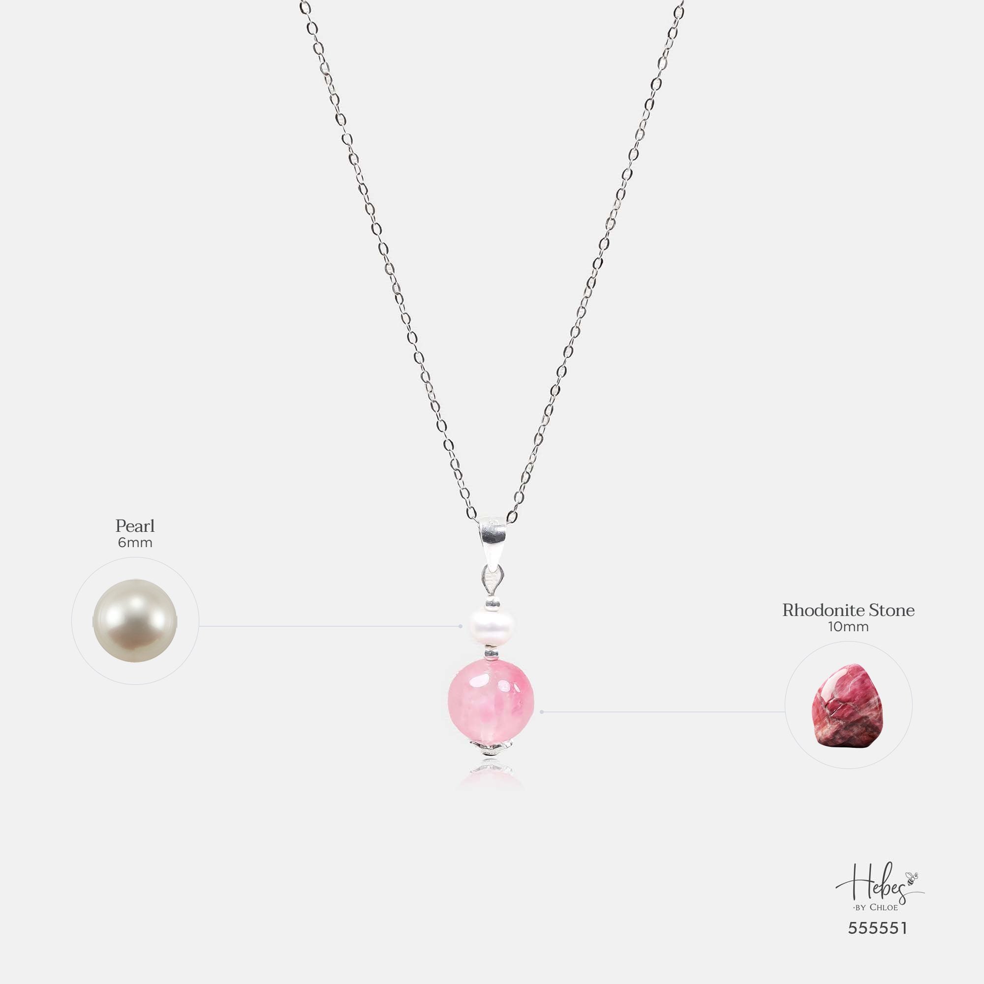 Rhodonite Pendant 555551
