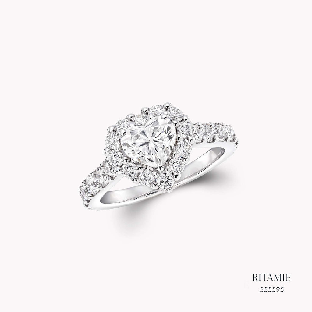 Eternal Heart Halo Lab-Grown Diamond Ring 555595