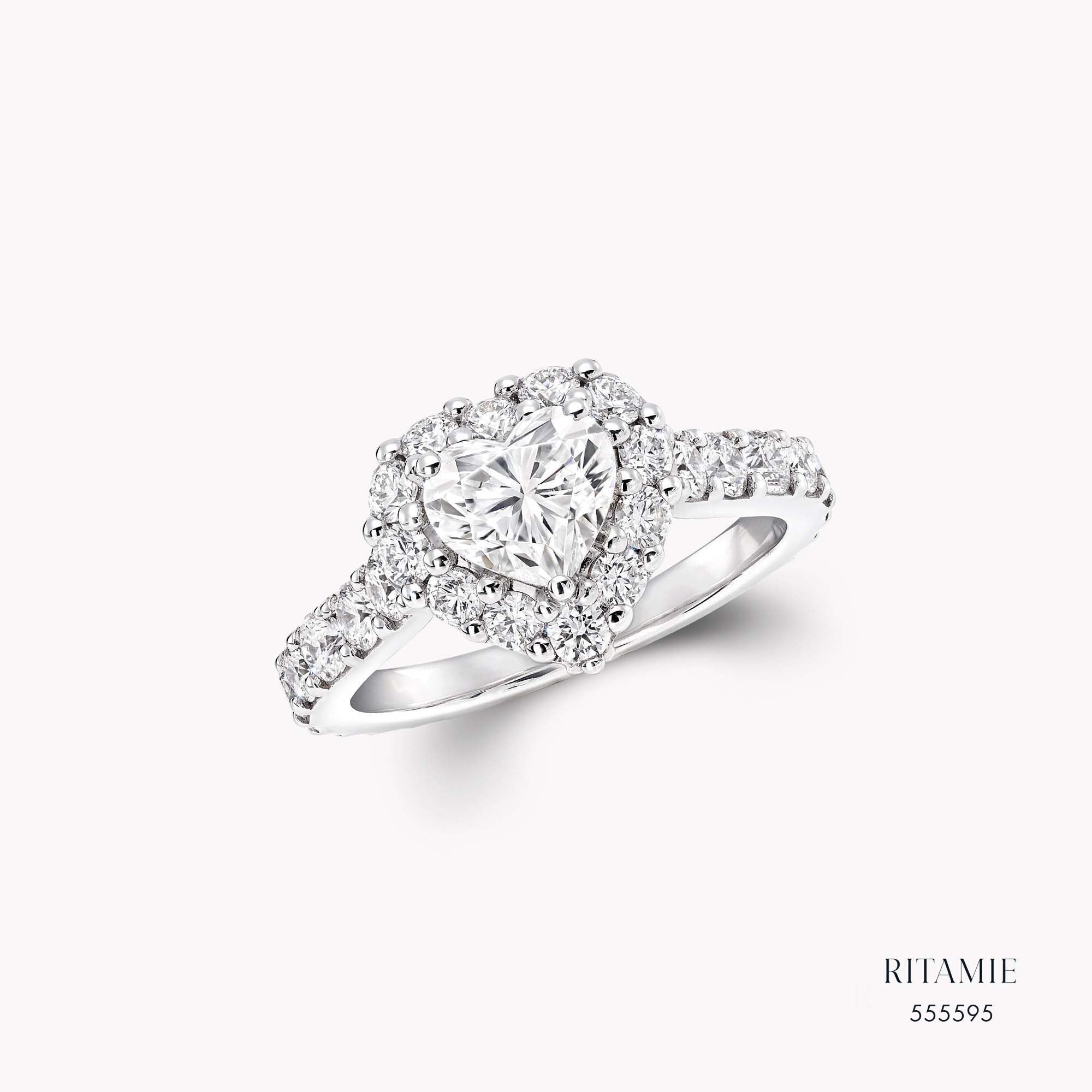 Eternal Heart Halo Lab-Grown Diamond Ring 555595