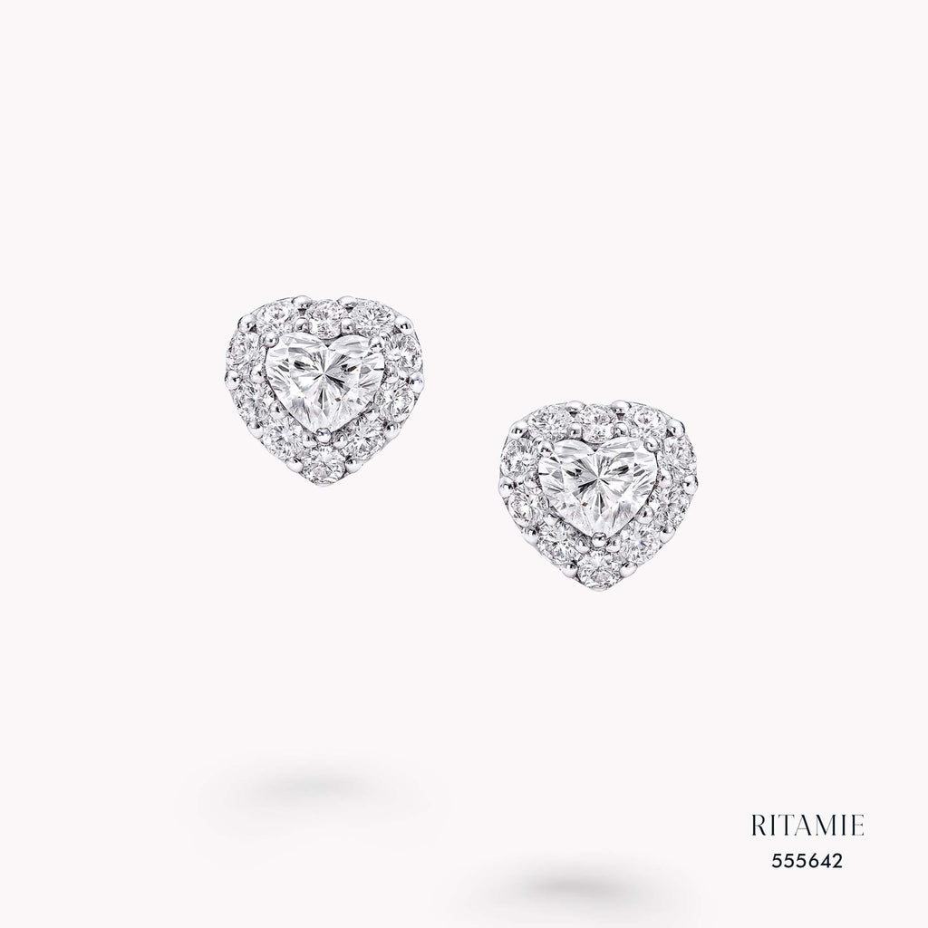 Lumi Heart Lab-Grown Diamond Earrings 555642