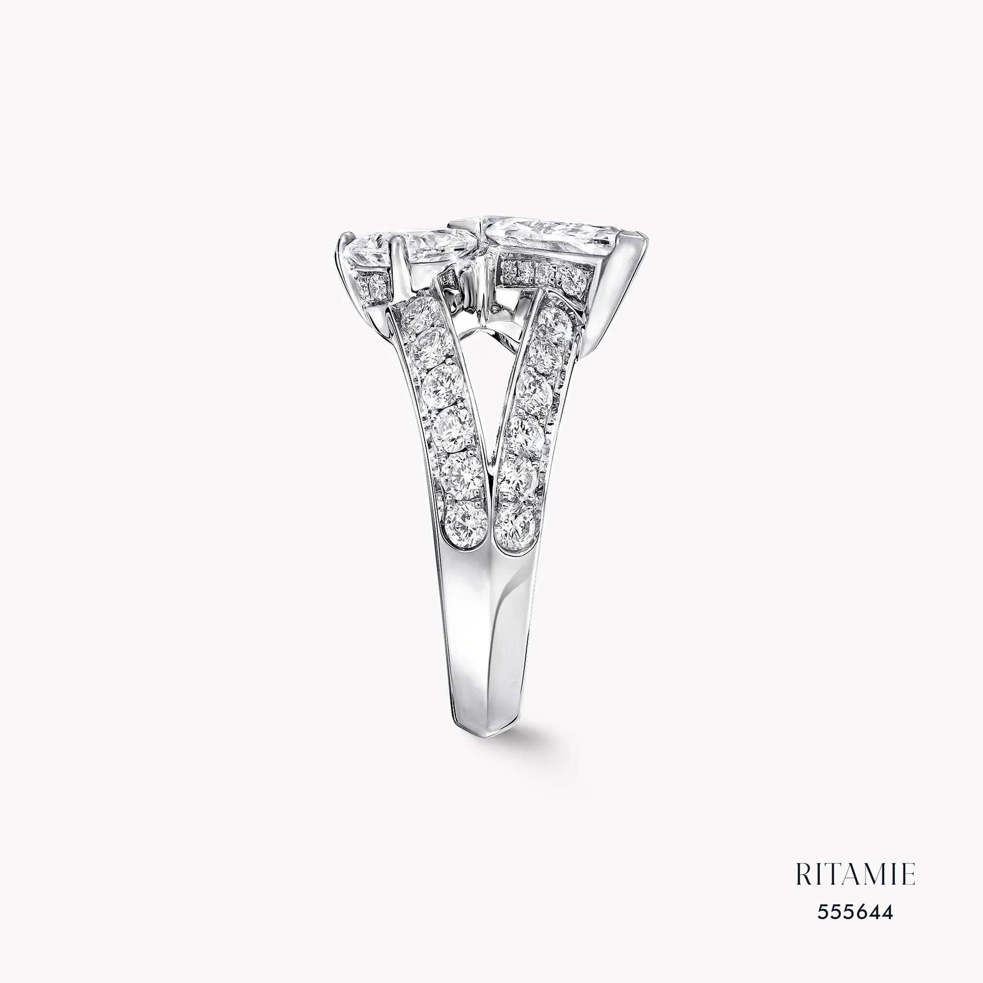 Aurora Butterfly Lab-Grown Diamond Ring 555644