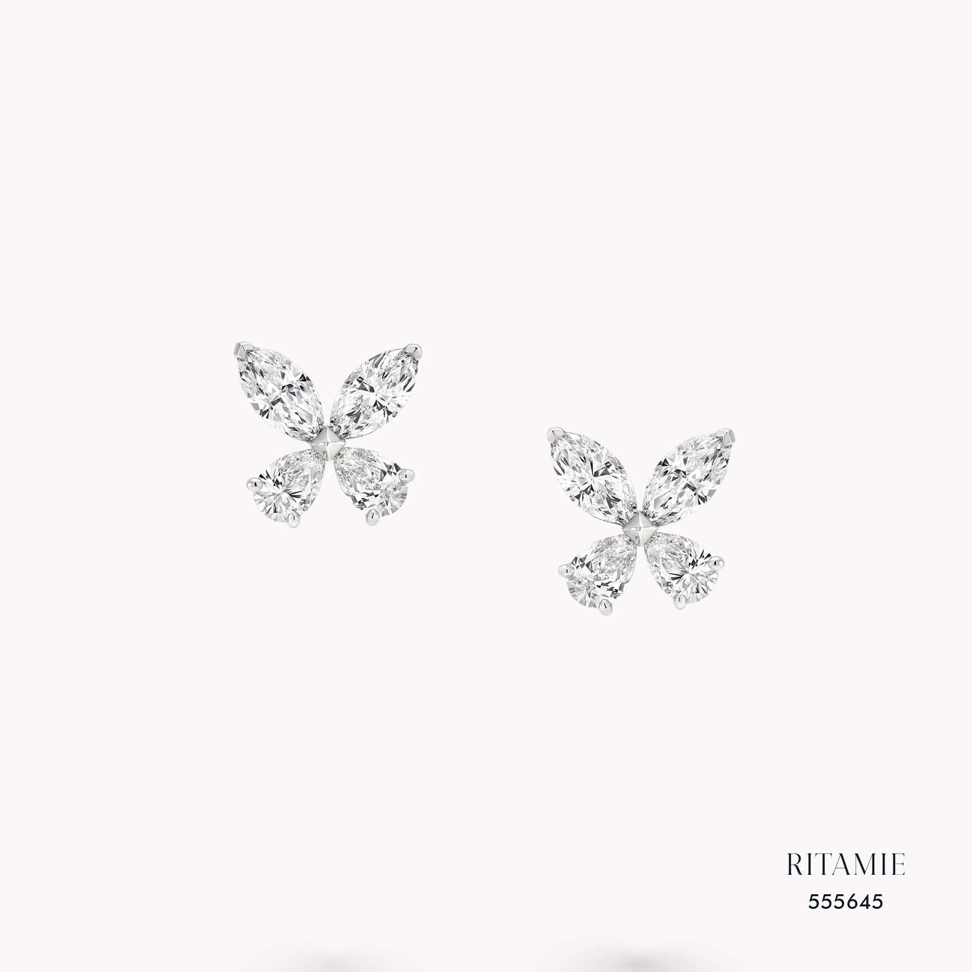 Fluttering Grace Lab-Grown Diamond Earrings 555645