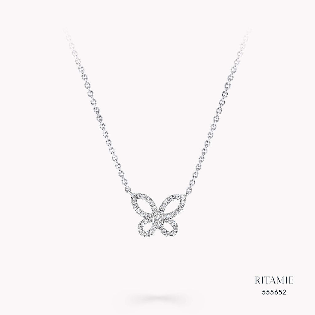 Butterfly Whispers Lab-Grown Diamond Necklace 555652