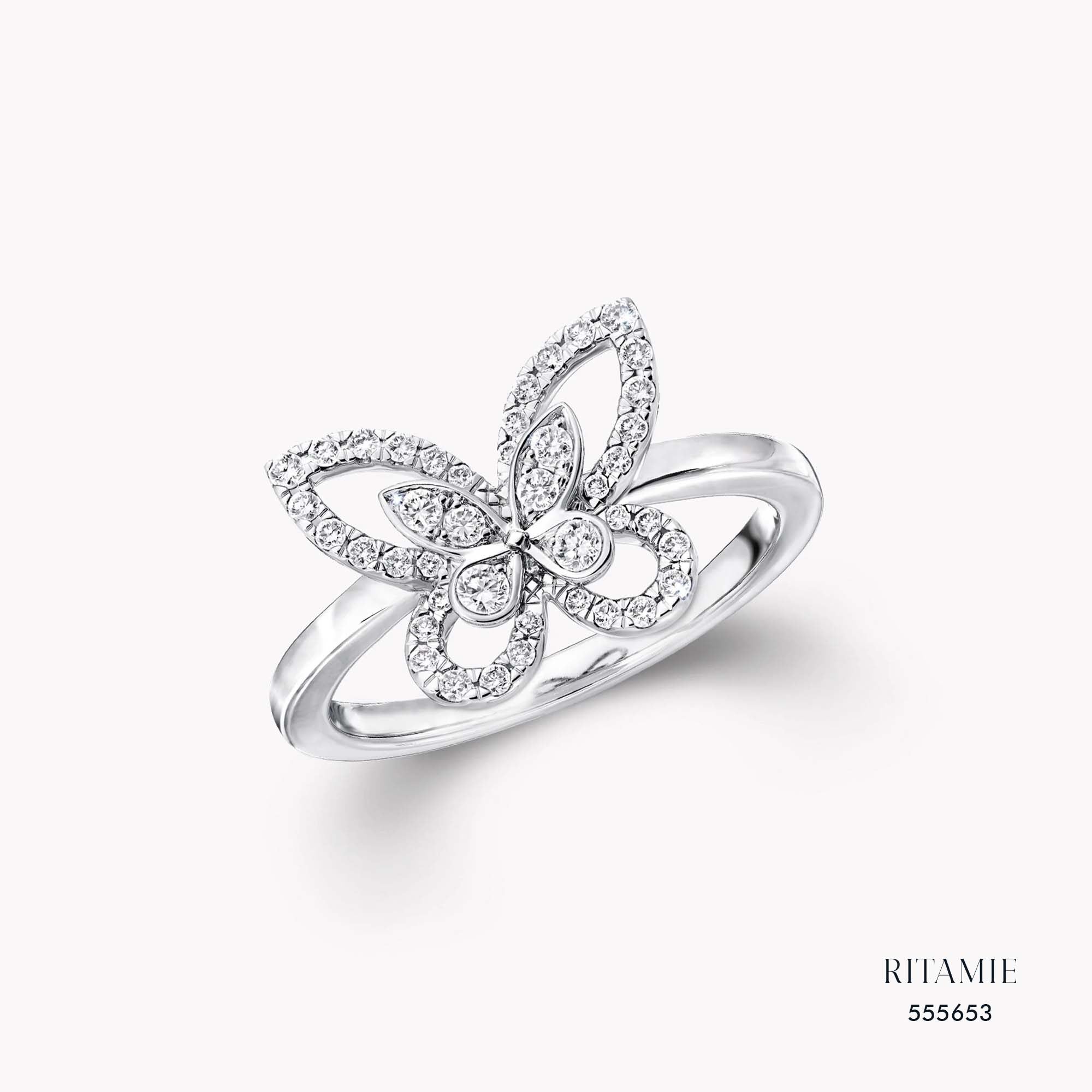 Butterfly Grace Lab-Grown Diamond Ring 555653