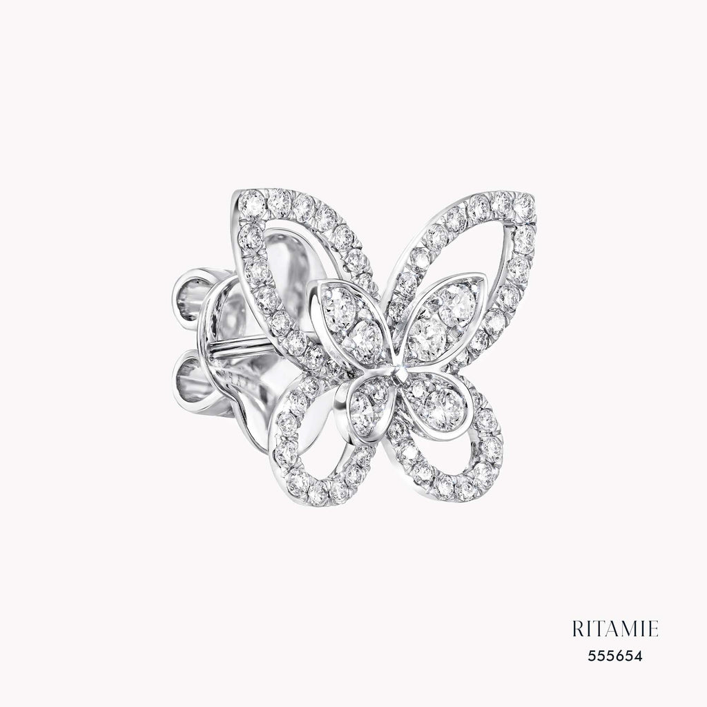 Butterfly Grace Lab-Grown Diamond Earrings 555654