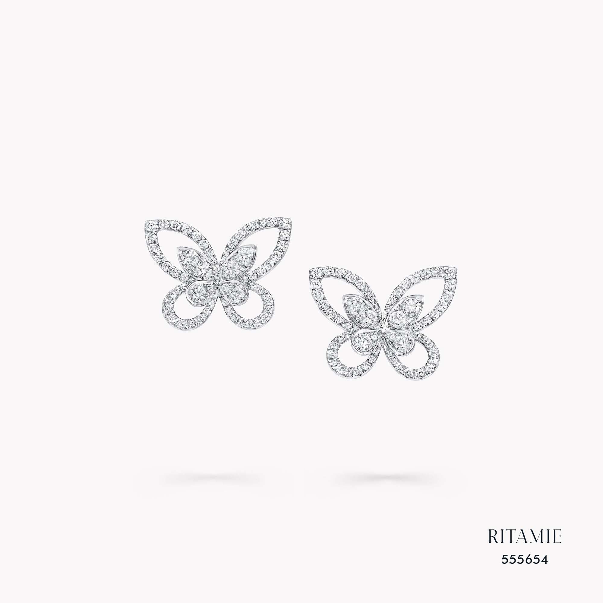 Butterfly Grace Lab-Grown Diamond Earrings 555654