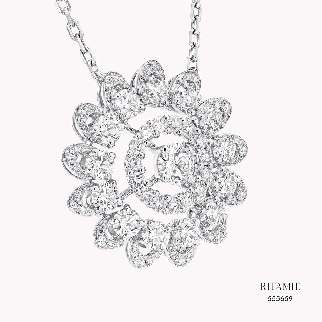 Solara Bloom Lab-Grown Diamond Necklace 555659
