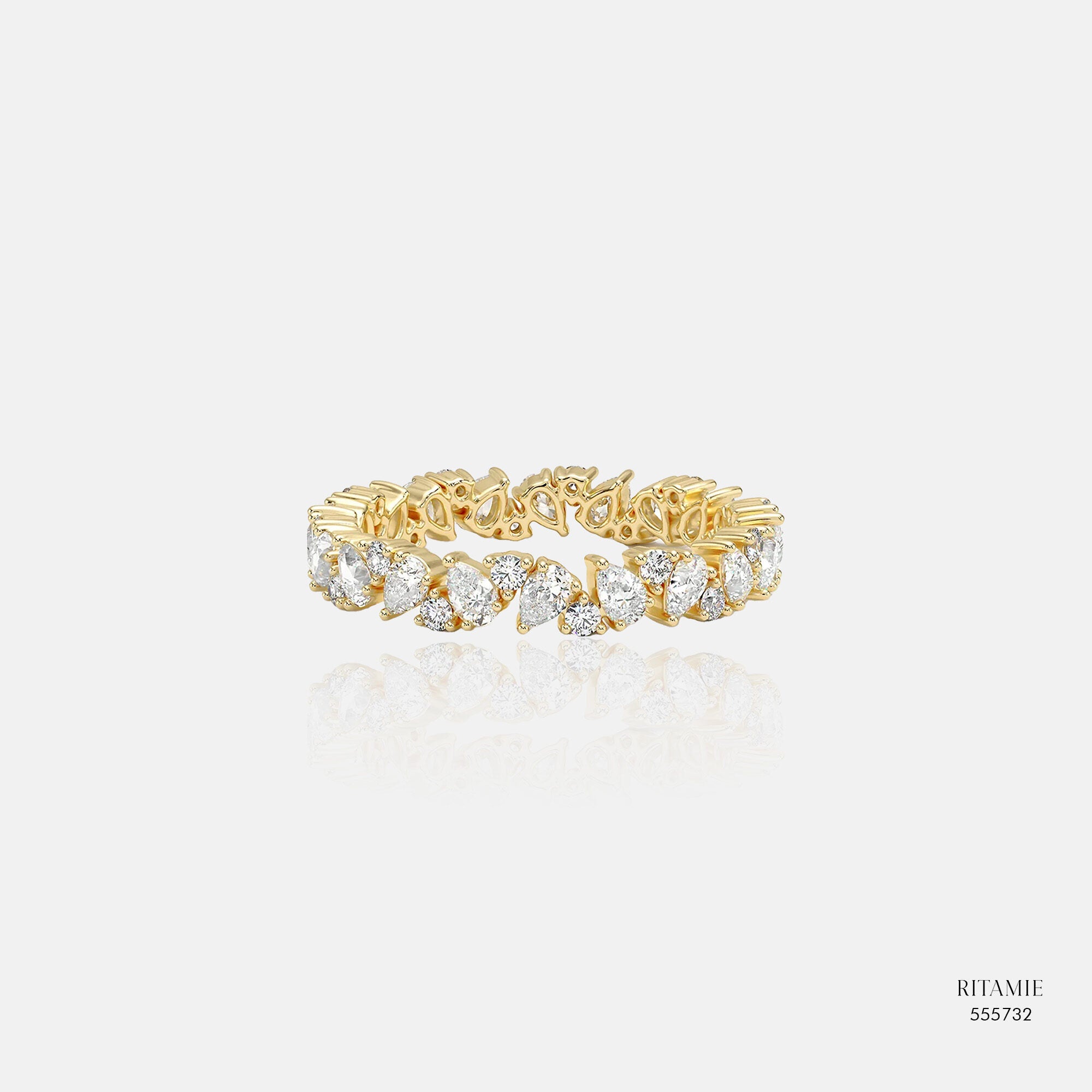 Infinity Petal Lab-Grown Diamond Ring 555732