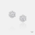 Snowflake Lab Grown Diamond Earrings 555743