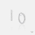 Lumière Hoops Pavé Lab Grown Diamond Earrings 555744