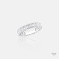 Modern Baguette Lab-Grown Diamond Eternity Band 555754