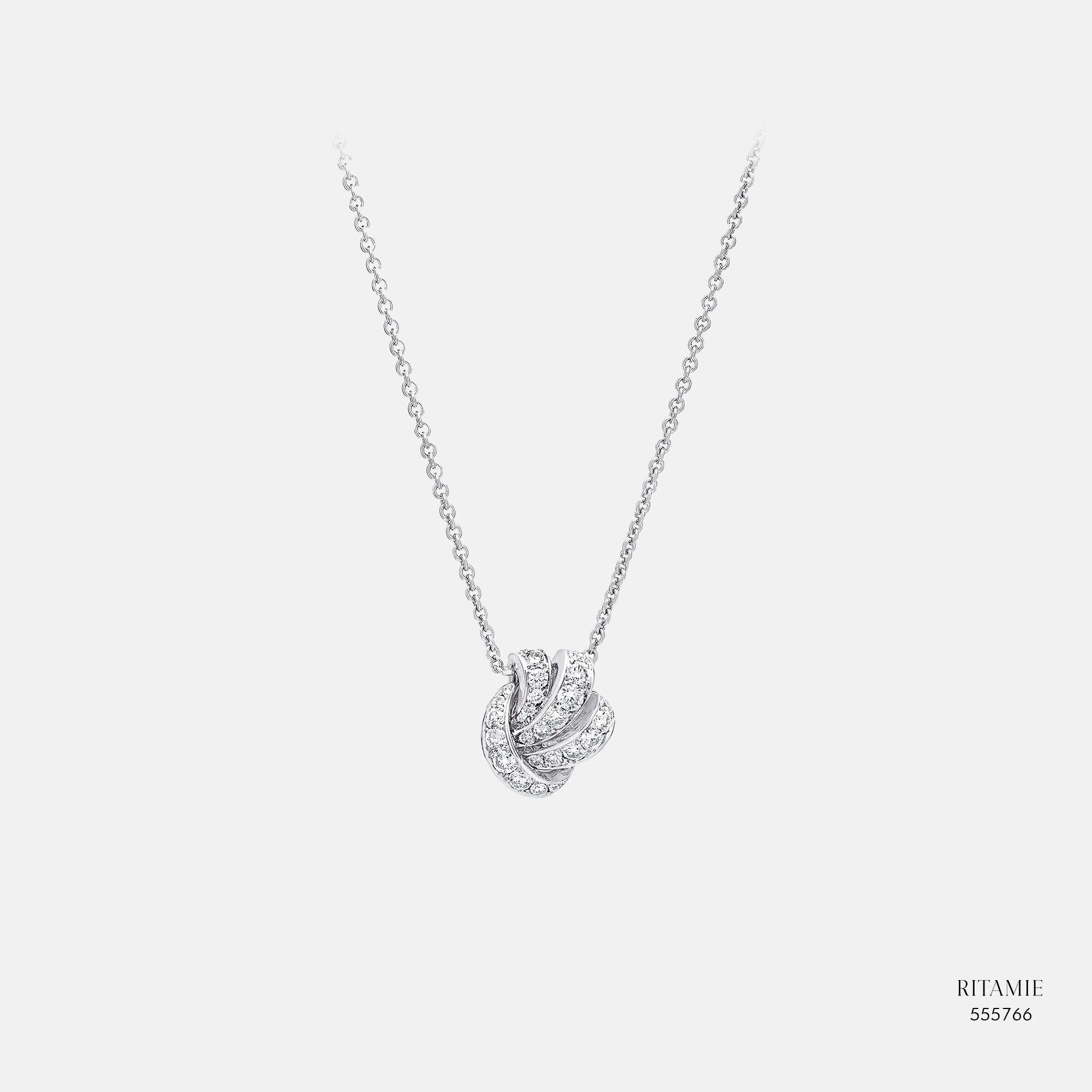 Aurora Entwine Lab-Grown Diamond Necklace 555766