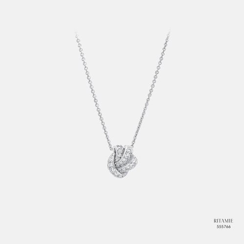 Aurora Entwine Lab-Grown Diamond Necklace 555766