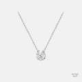 Aurora Round Lab-Grown Diamond Necklace 555767
