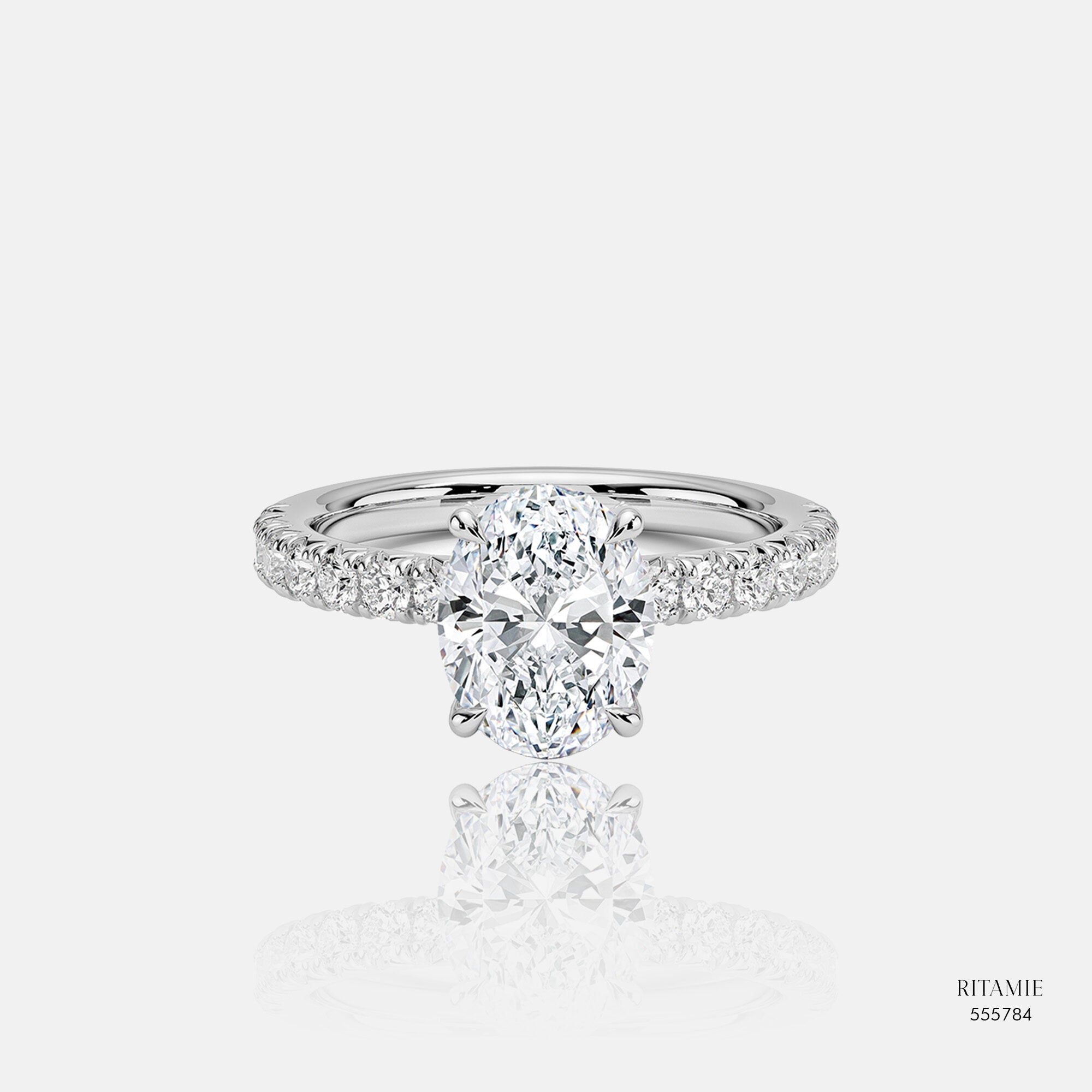 Aurora Solitaire Lab-Grown Diamond Ring 555784