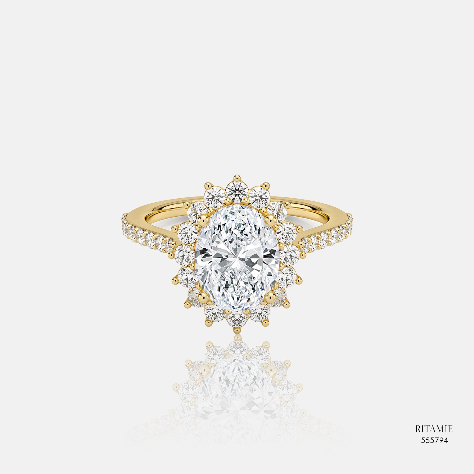Vera Grand Bloom Lab-Grown Diamond Ring 555794