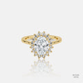 Vera Halo Lab-Grown Diamond Ring 555796