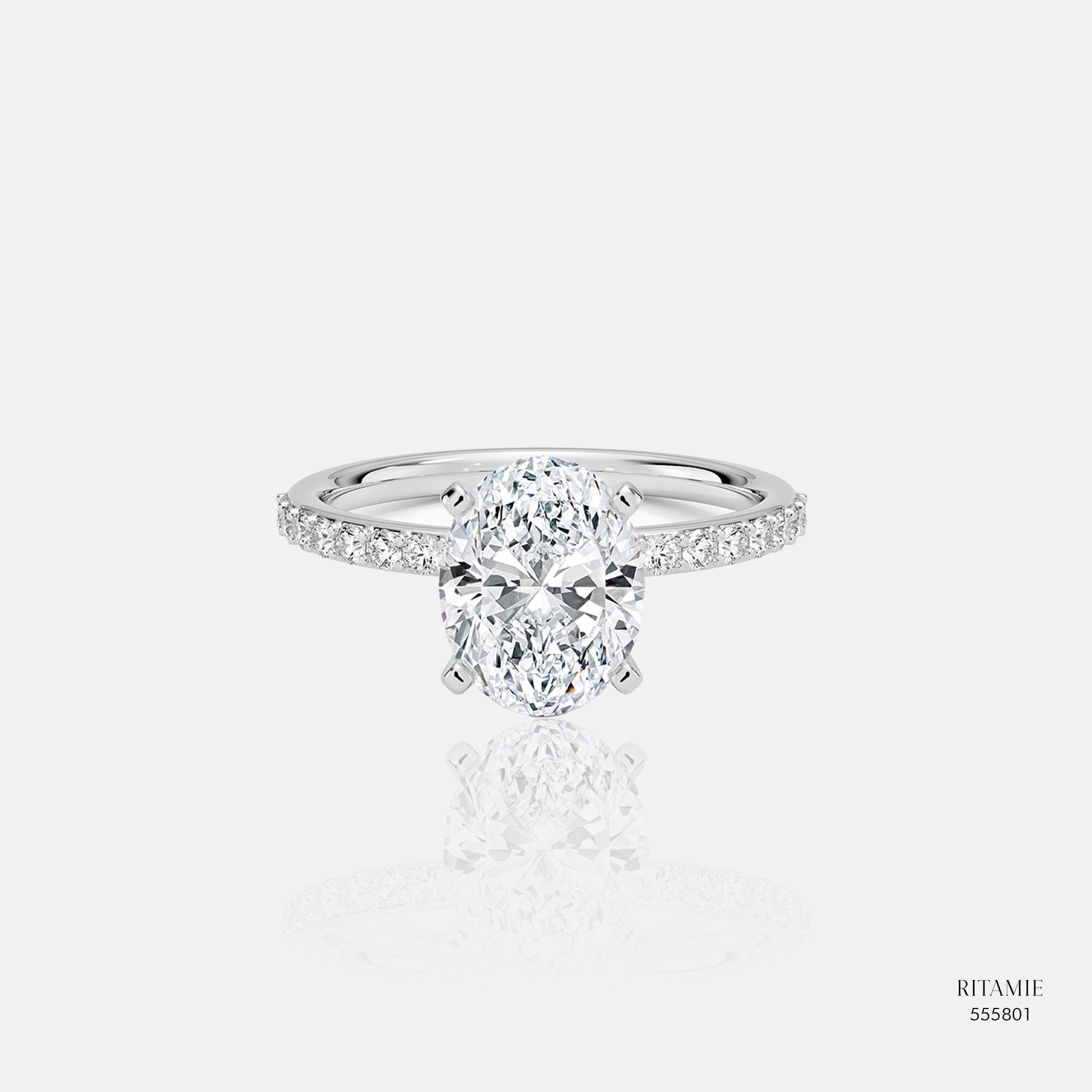Vera Pavé Lab-Grown Diamond Ring 555801