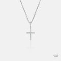 Vertical Cross Lab-Grown Diamond Pendant 555804