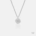 Floral Halo Lab-Grown Diamond Pendant 555809