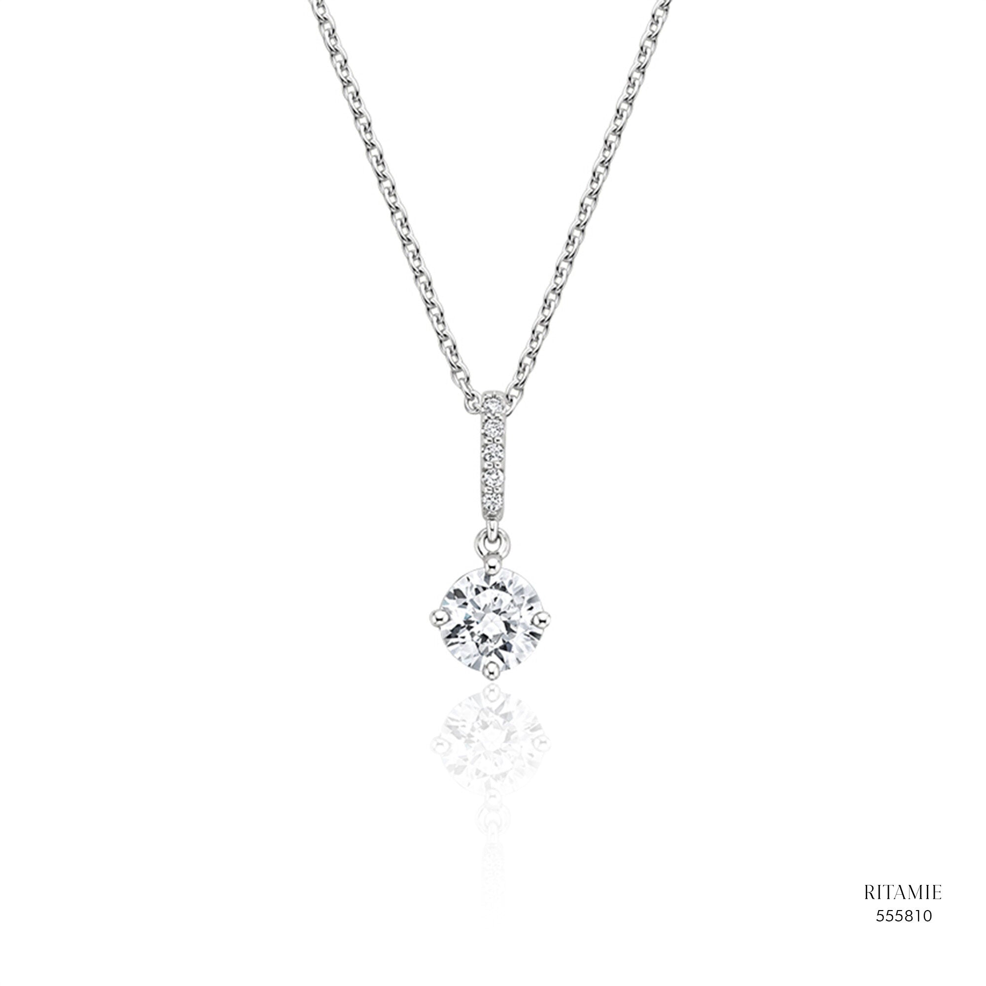 Elegant Drop Lab-Grown Diamond Pendant 555810