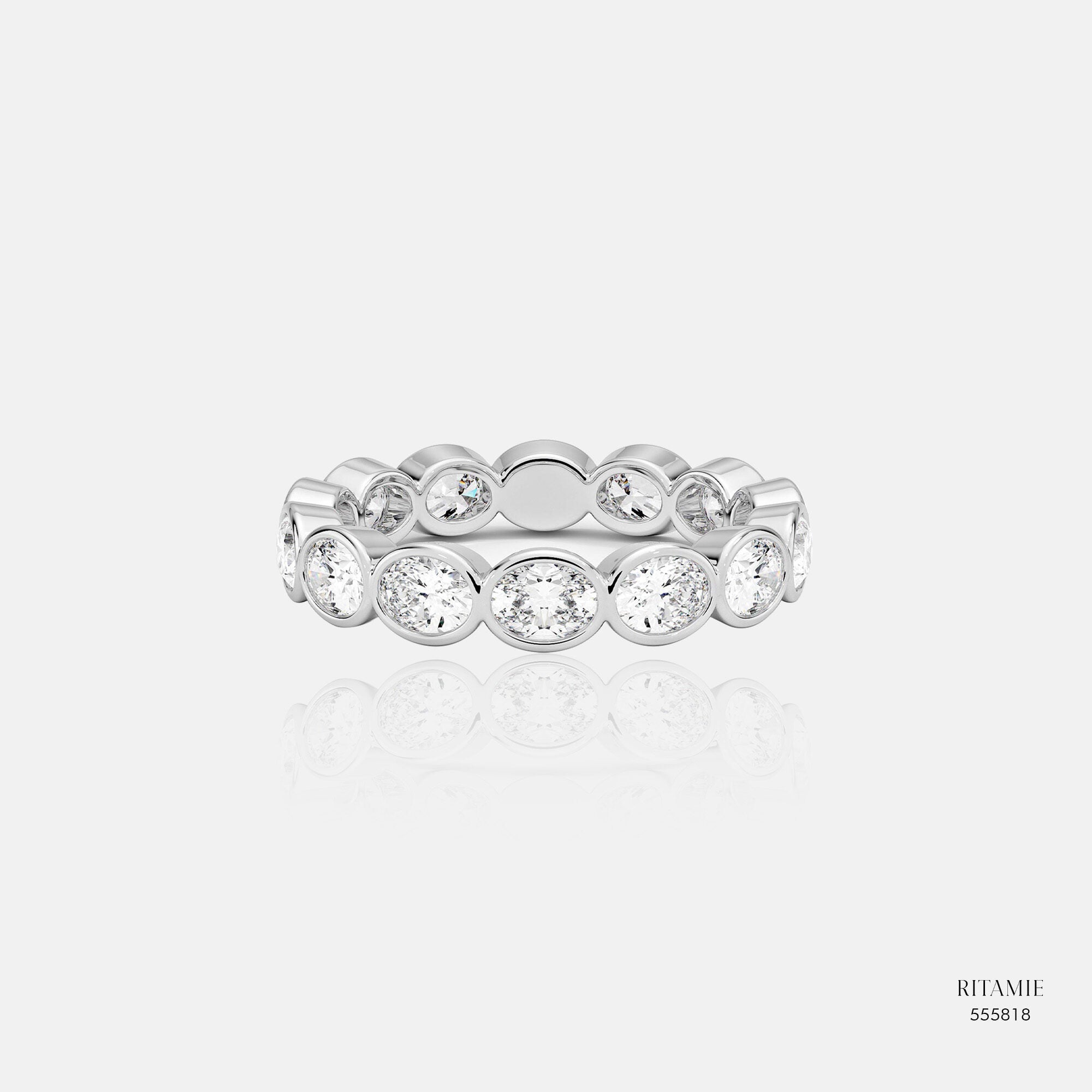 Luna Bezel Lab-Grown Diamond Eternity Ring 555818