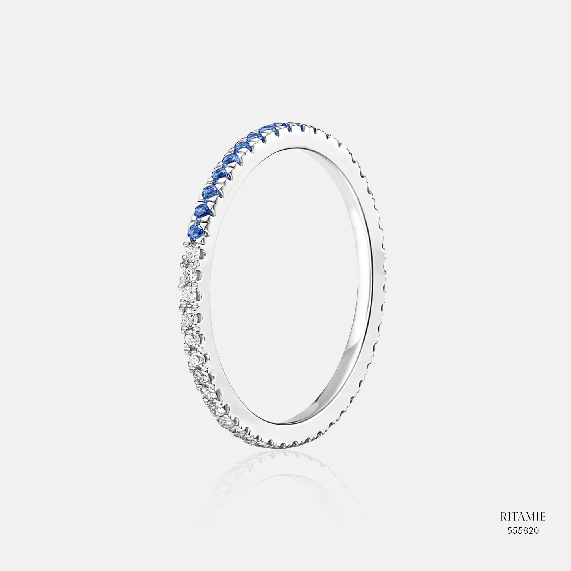 Blue Whisper Lab-Grown Diamond Ring 555820