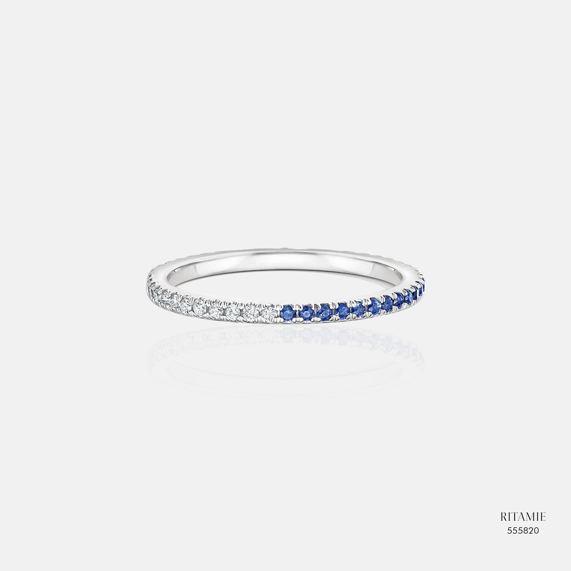 Blue Whisper Lab-Grown Diamond Ring 555820