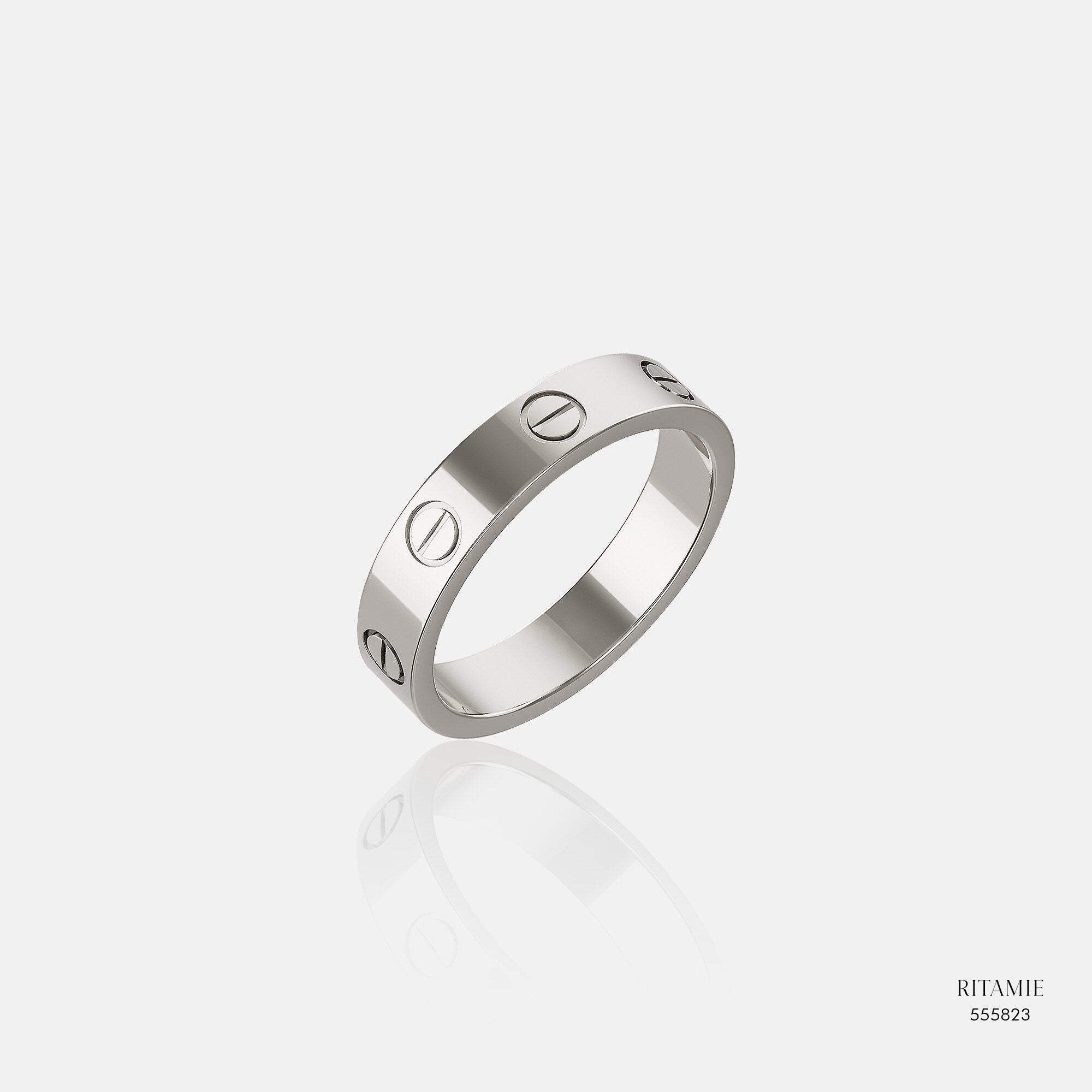 Vow Band White Gold Ring 555823