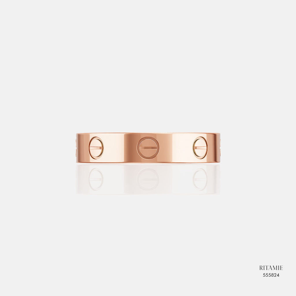 Vow Band Rose Gold Ring 555824