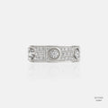 Vow Band Pavé White Gold Diamond Ring 555827