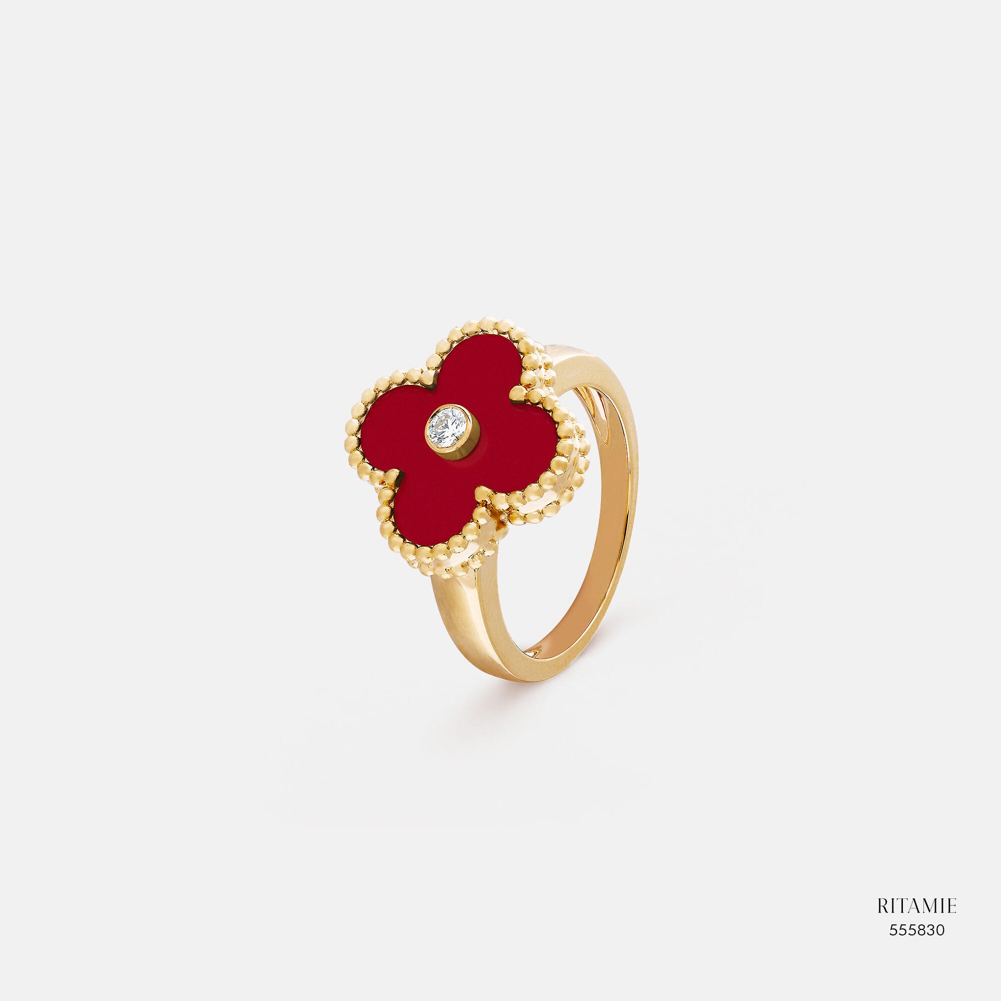 Crimson Clover Lab-Grown Diamond Ring 555830
