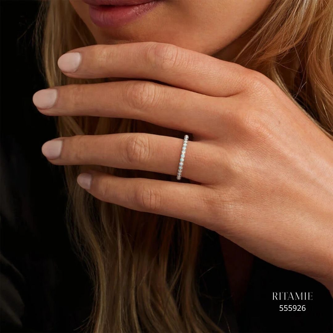 Ophelia Opal Rose Gold Ring 555926