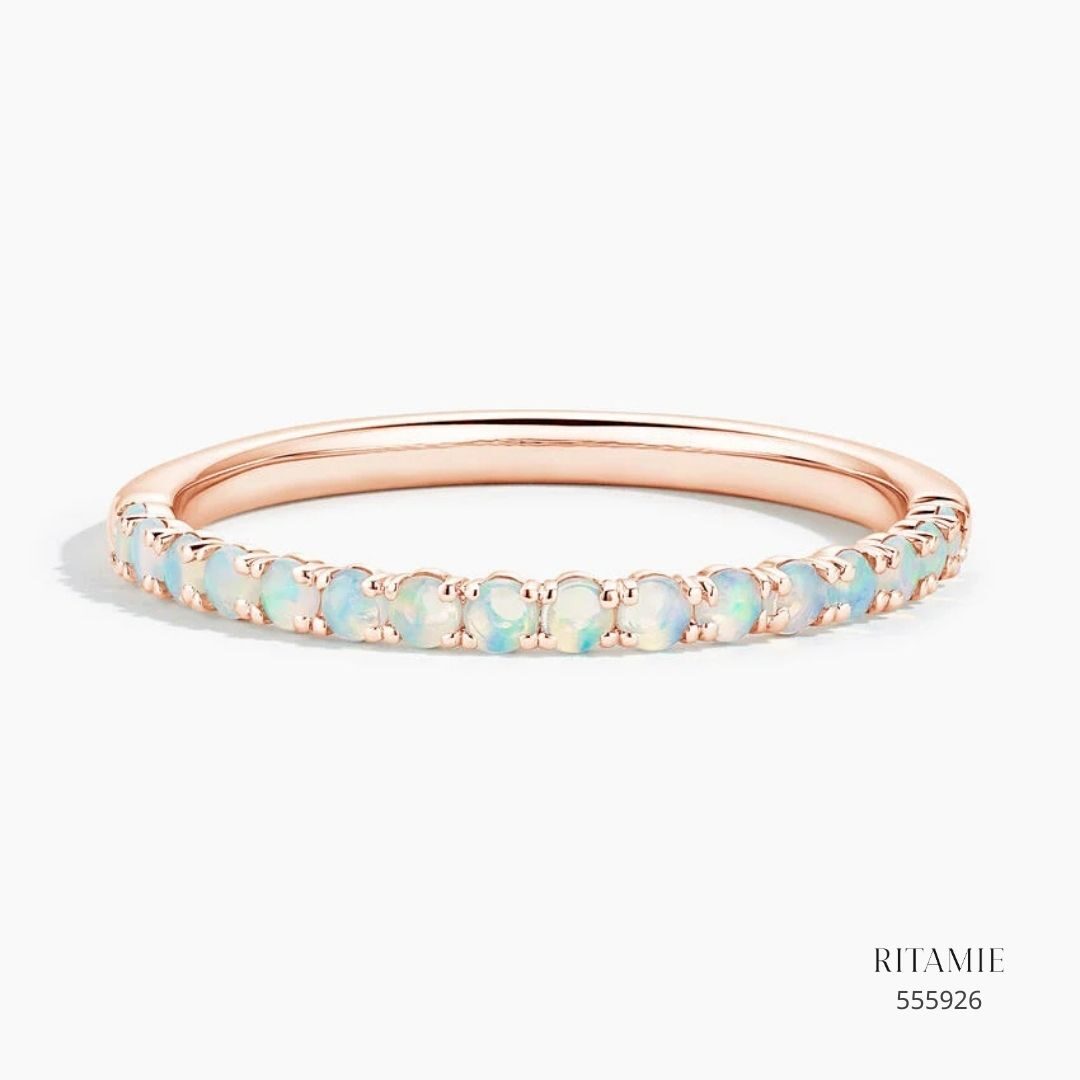 Ophelia Opal Rose Gold Ring 555926