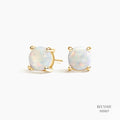 Opal Classic Solitaire Stud Earrings 555927