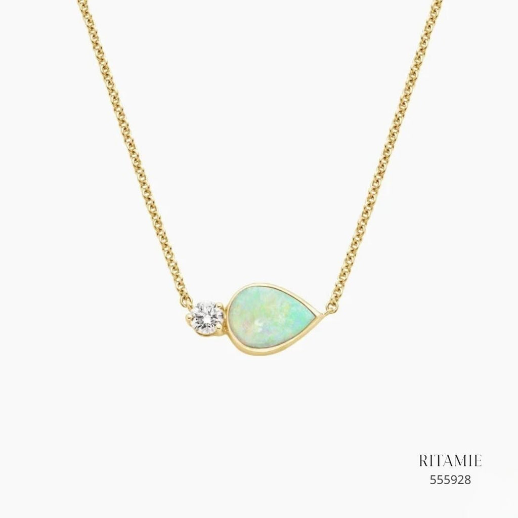 Willa Opal Diamond Pendant 555928