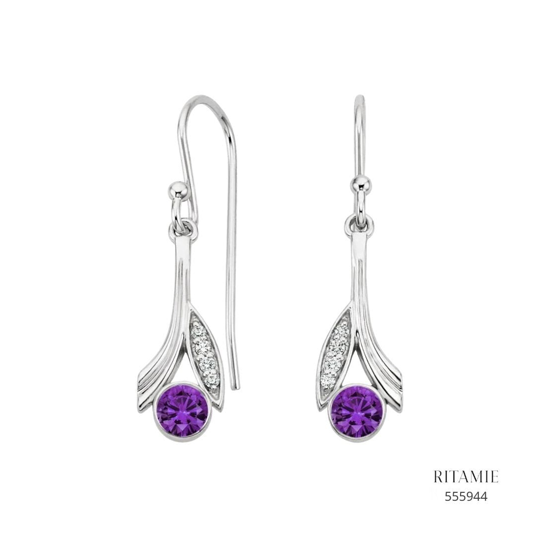 Jasmine Amethyst Lab-Grown Diamond 555944
