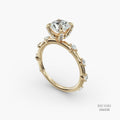 Classic Bezel Round Engagement Ring 556038